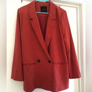 Boyfriend oversized double breasted blazer